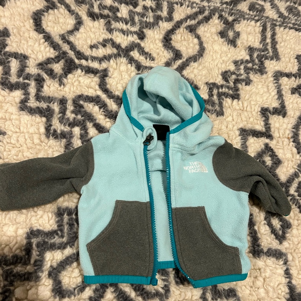 North face 0-3 month fleece